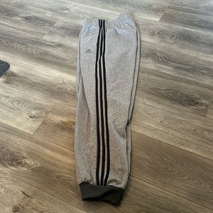 Grey Adidas Jogger Sweatpants Large